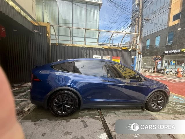Tesla Model X 2023 Синий из Кореи, фото 4