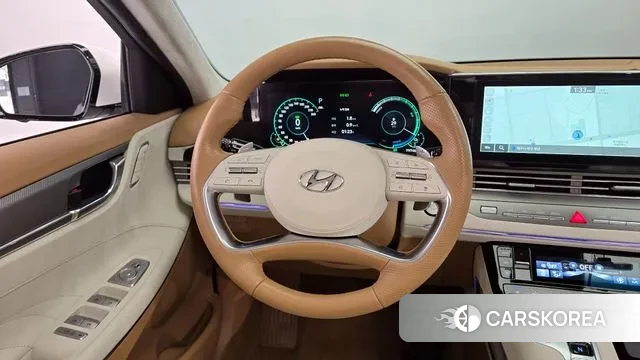 Hyundai The New Grandeur IG Hybrid 2021 Белый из Кореи, фото 4