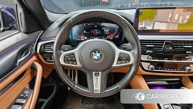 BMW 5 Series (G30) 2022 Синий из Кореи, фото 4