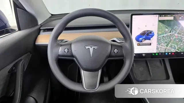 Tesla Model Y 2022 Синий из Кореи, фото 4