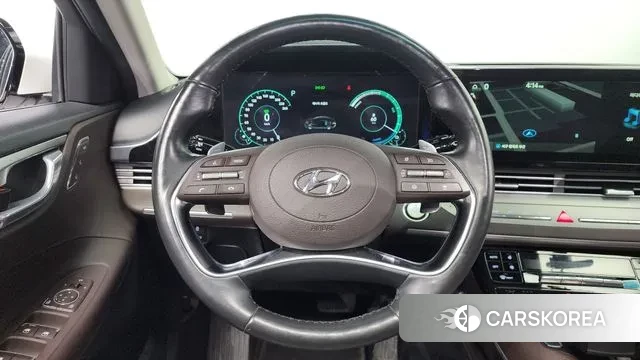 Hyundai The New Grandeur IG Hybrid 2019 Белый из Кореи, фото 4