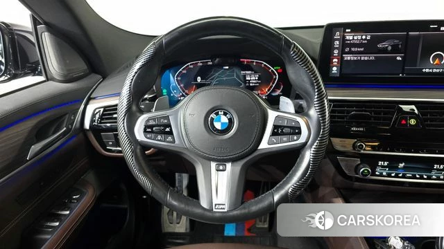 BMW 6 Series GT (G32) 2021 Черный из Кореи, фото 4