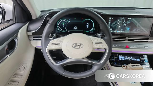 Hyundai The New Grandeur IG Hybrid 2022 Белый из Кореи, фото 4