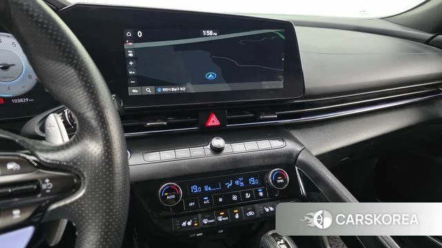 Hyundai The New Avante (CN7) 2023 Небесно-голубой из Кореи, фото 4