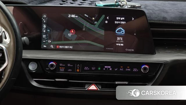 Kia K8 Hybrid 2022 Серый из Кореи, фото 4