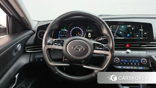Hyundai Avante Hybrid (CN7) 2022 Белый из Кореи, фото 4