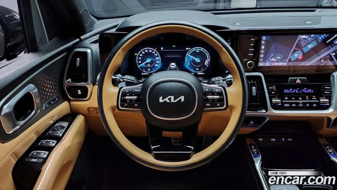 Kia Sorento 4th Generation 2022 Черный из Кореи, фото 4