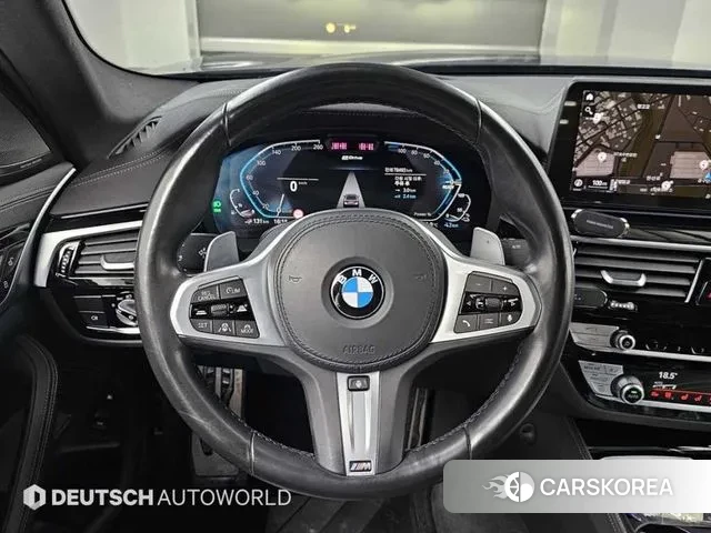 BMW 5 Series (G30) 2021 Черный из Кореи, фото 4