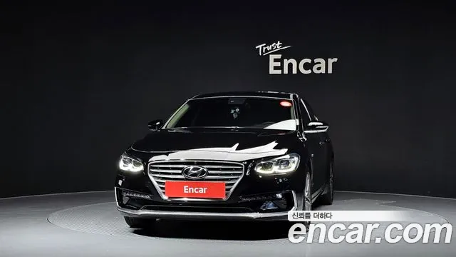 Hyundai Grandeur IG Hybrid 2018 Черный из Кореи, фото 4