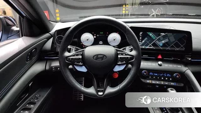 Hyundai The New Avante (CN7) 2023 Небесно-голубой из Кореи, фото 4