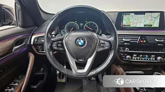 BMW 5 Series (G30) 2018 Синий из Кореи, фото 4