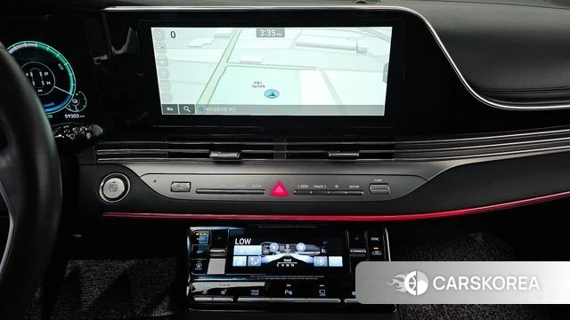 Hyundai The New Grandeur IG Hybrid 2022 Белый из Кореи, фото 4