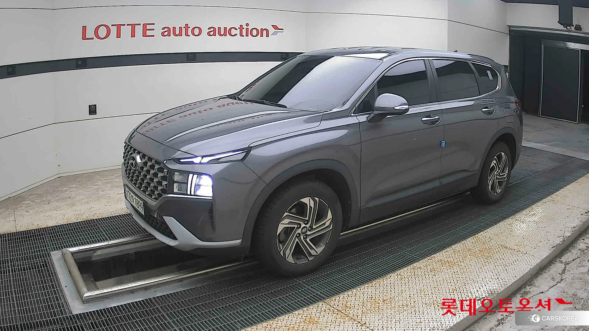 Hyundai Santa Fe 2022 Magnetic Grey Metallic из Кореи, фото 4