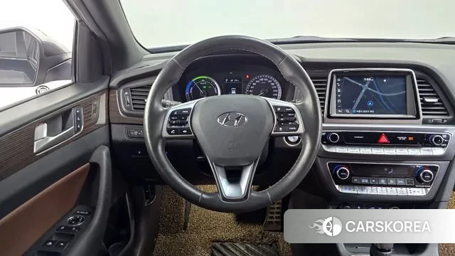 Hyundai Sonata New Rise Hybrid 2018 Серый из Кореи, фото 4