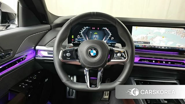 BMW 7 Series (G70) 2024 Черный из Кореи, фото 4