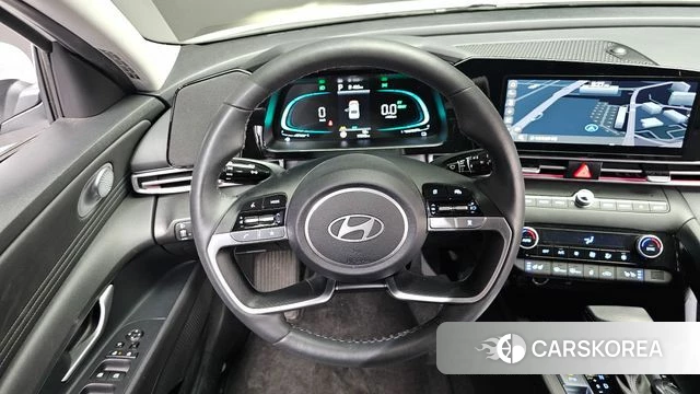 Hyundai The New Avante Hybrid (CN7) 2024 Белый из Кореи, фото 4