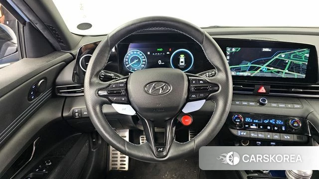 Hyundai Avante (CN7) 2022 Небесно-голубой из Кореи, фото 4