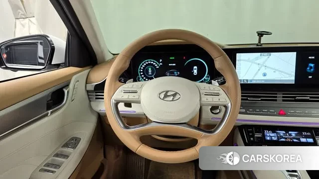 Hyundai The New Grandeur IG Hybrid 2020 Белый из Кореи, фото 4