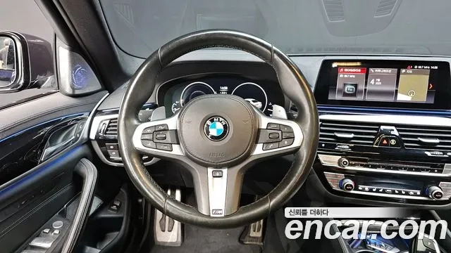 BMW 5 Series (G30) 2019 Синий из Кореи, фото 4
