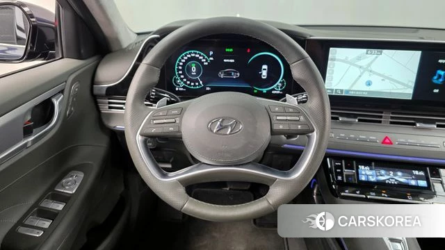 Hyundai The New Grandeur IG Hybrid 2021 Синий из Кореи, фото 4