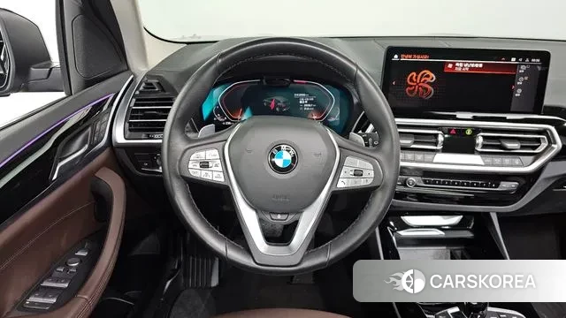 BMW X3 (G01) 2022 Черный из Кореи, фото 4