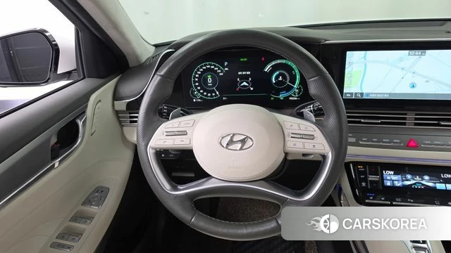 Hyundai The New Grandeur IG Hybrid 2022 Белый из Кореи, фото 4