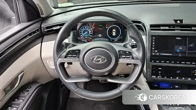 Hyundai Tucson Hybrid (NX4) 2020 Белый из Кореи, фото 4