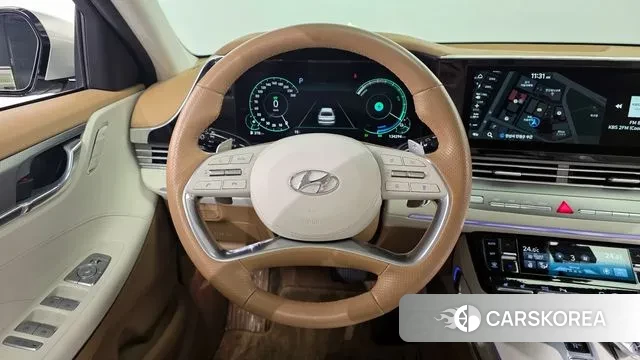 Hyundai The New Grandeur IG Hybrid 2020 Песочный из Кореи, фото 4