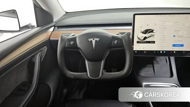 Tesla Model Y 2022 Белый из Кореи, фото 4