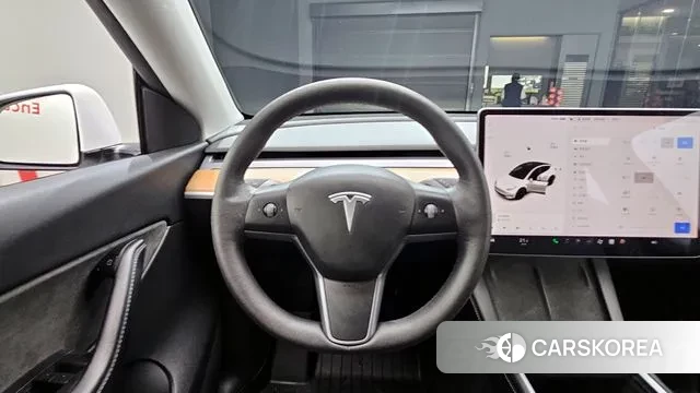 Tesla Model Y 2021 Белый из Кореи, фото 4
