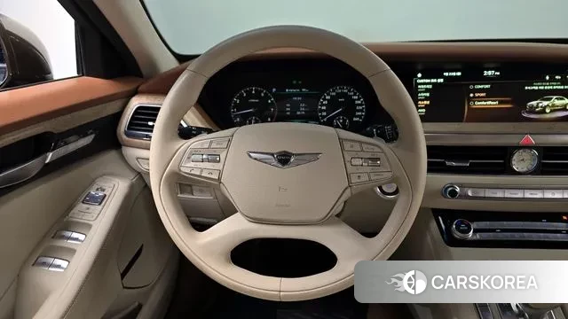 Genesis G90 2021 Коричневый из Кореи, фото 4