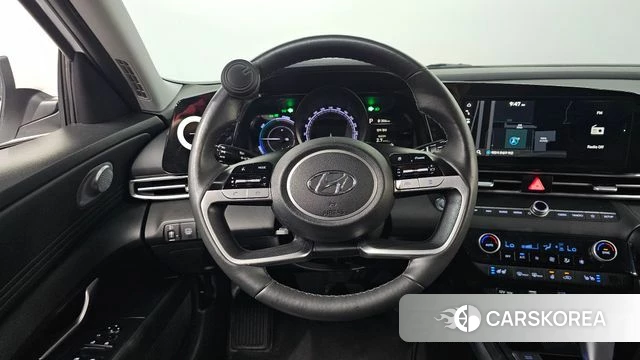 Hyundai Avante Hybrid (CN7) 2022 Белый из Кореи, фото 4