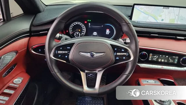 Genesis GV70 2021 Красный из Кореи, фото 4