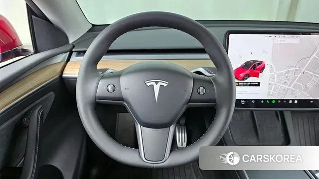Tesla Model Y 2024 Красный из Кореи, фото 4