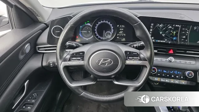 Hyundai Avante Hybrid (CN7) 2021 Белый из Кореи, фото 4