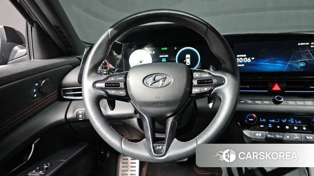 Hyundai Avante (CN7) 2021 Черный из Кореи, фото 4