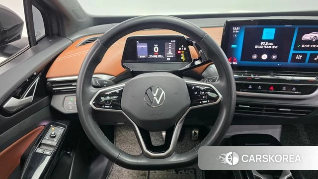 Volkswagen ID.4 2022 Серый из Кореи, фото 4