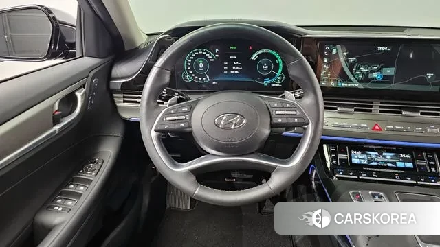 Hyundai The New Grandeur IG Hybrid 2021 Черный из Кореи, фото 4