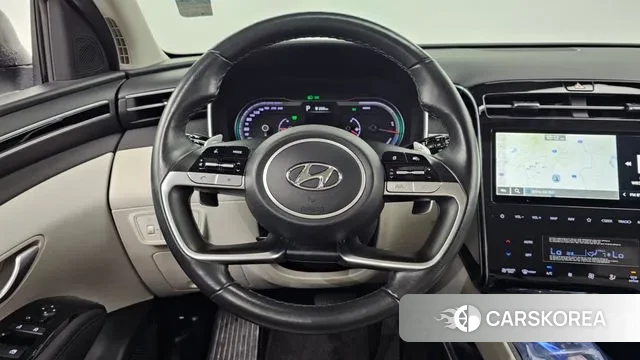Hyundai Tucson Hybrid (NX4) 2021 Белый из Кореи, фото 4