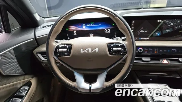 Kia K8 Hybrid 2021 Темно-зеленый из Кореи, фото 4