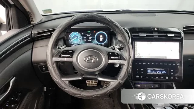 Hyundai Tucson Hybrid (NX4) 2021 Белый из Кореи, фото 4