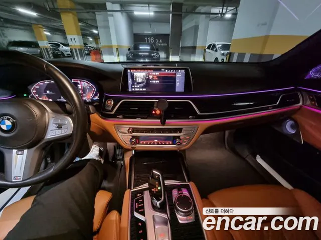 BMW 7 Series (G11) 2022 Черный из Кореи, фото 4