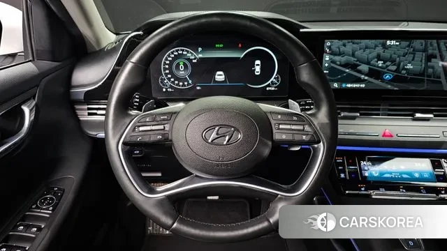 Hyundai The New Grandeur IG Hybrid 2020 Белый из Кореи, фото 4