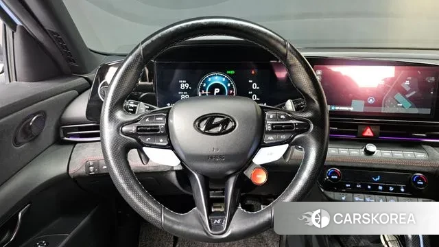 Hyundai Avante (CN7) 2021 Небесно-голубой из Кореи, фото 4