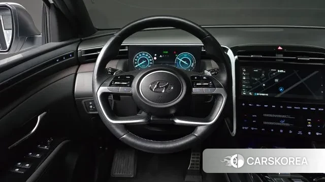 Hyundai Tucson Hybrid (NX4) 2023 Белый из Кореи, фото 4