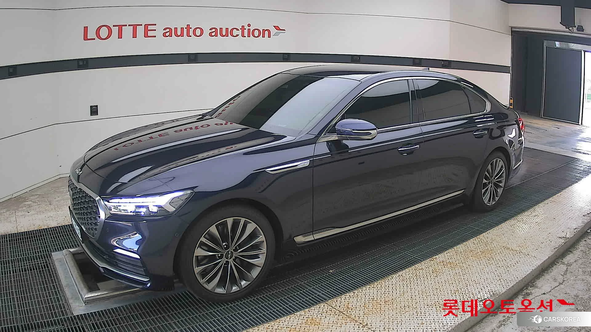 Kia K9 2024 Deep Chroma Blue из Кореи, фото 4