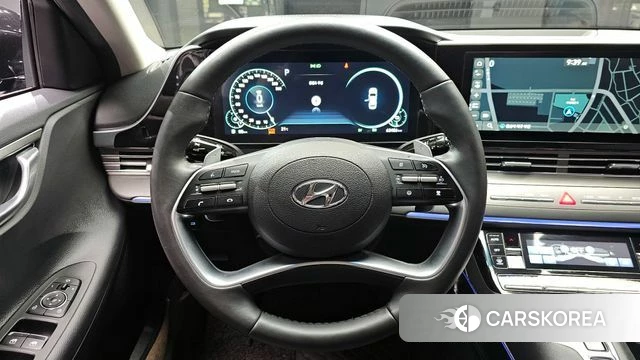 Hyundai The New Grandeur IG Hybrid 2022 Черный из Кореи, фото 4