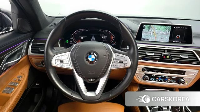 BMW 7 Series (G11) 2022 Черный из Кореи, фото 4