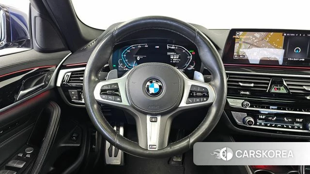 BMW 5 Series (G30) 2019 Синий из Кореи, фото 4