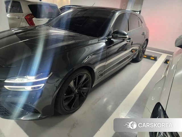 Genesis The New G70 Shooting Brake 2022 Синий нефрит из Кореи, фото 4